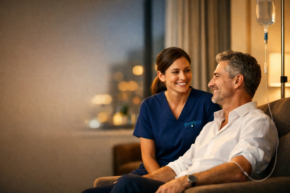 Concierge nurse providing at-home care in Franklin, MI