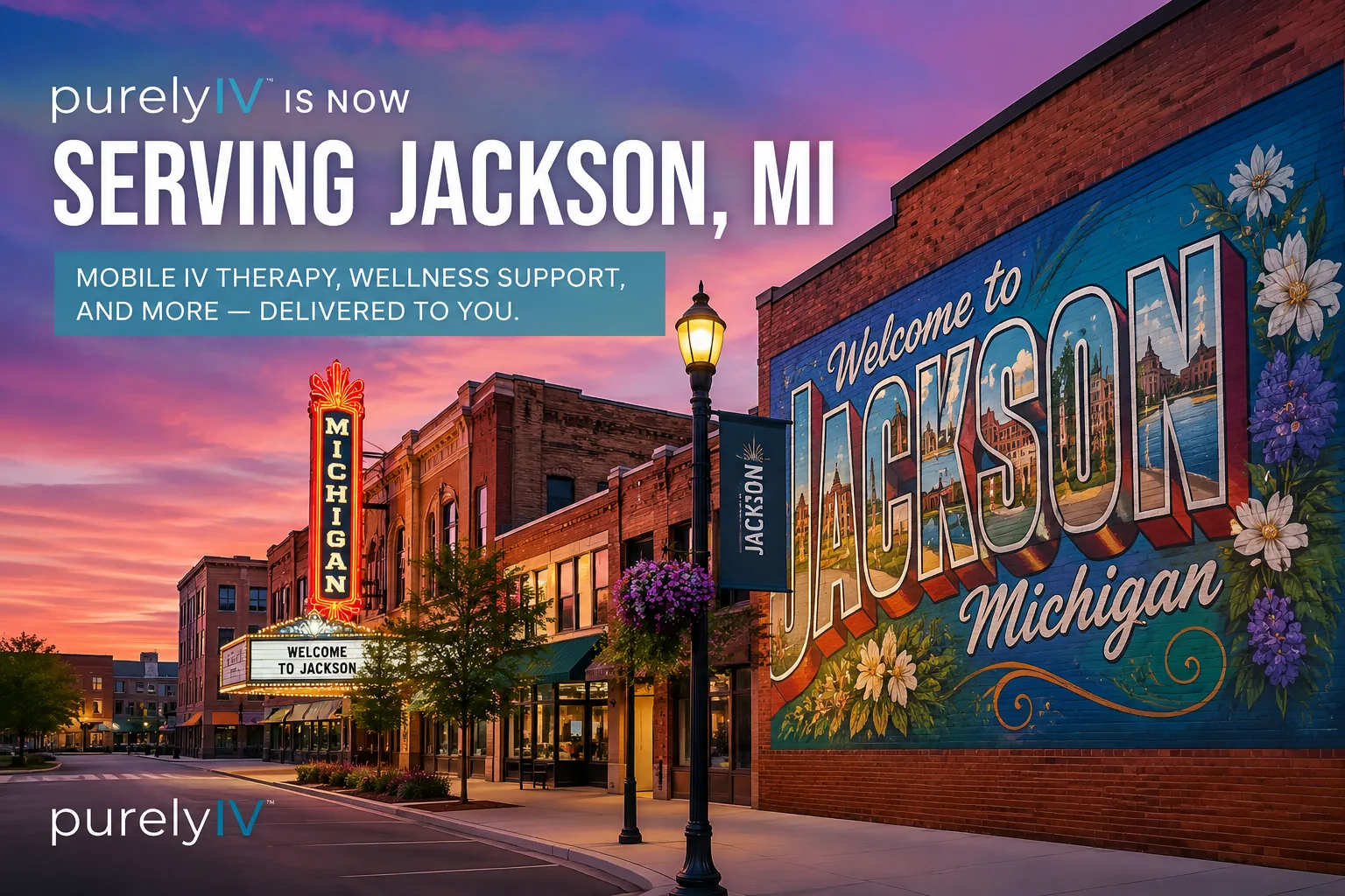 Jackson, MI Mobile IV Therapy Now Available