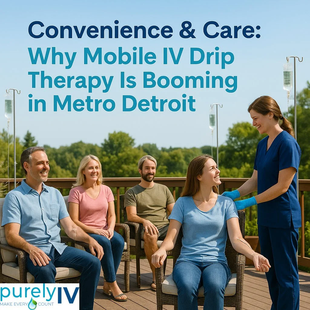 Mobile IV Therapy in Metro Detroit